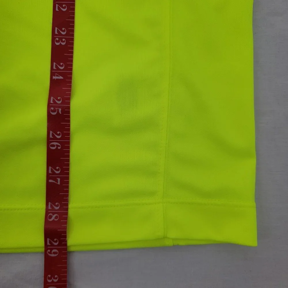 Nike Golf Tour Performance Dri-Fit Polo Shirt Collared Neon Yellow Men's Medium - Picture 10 of 10